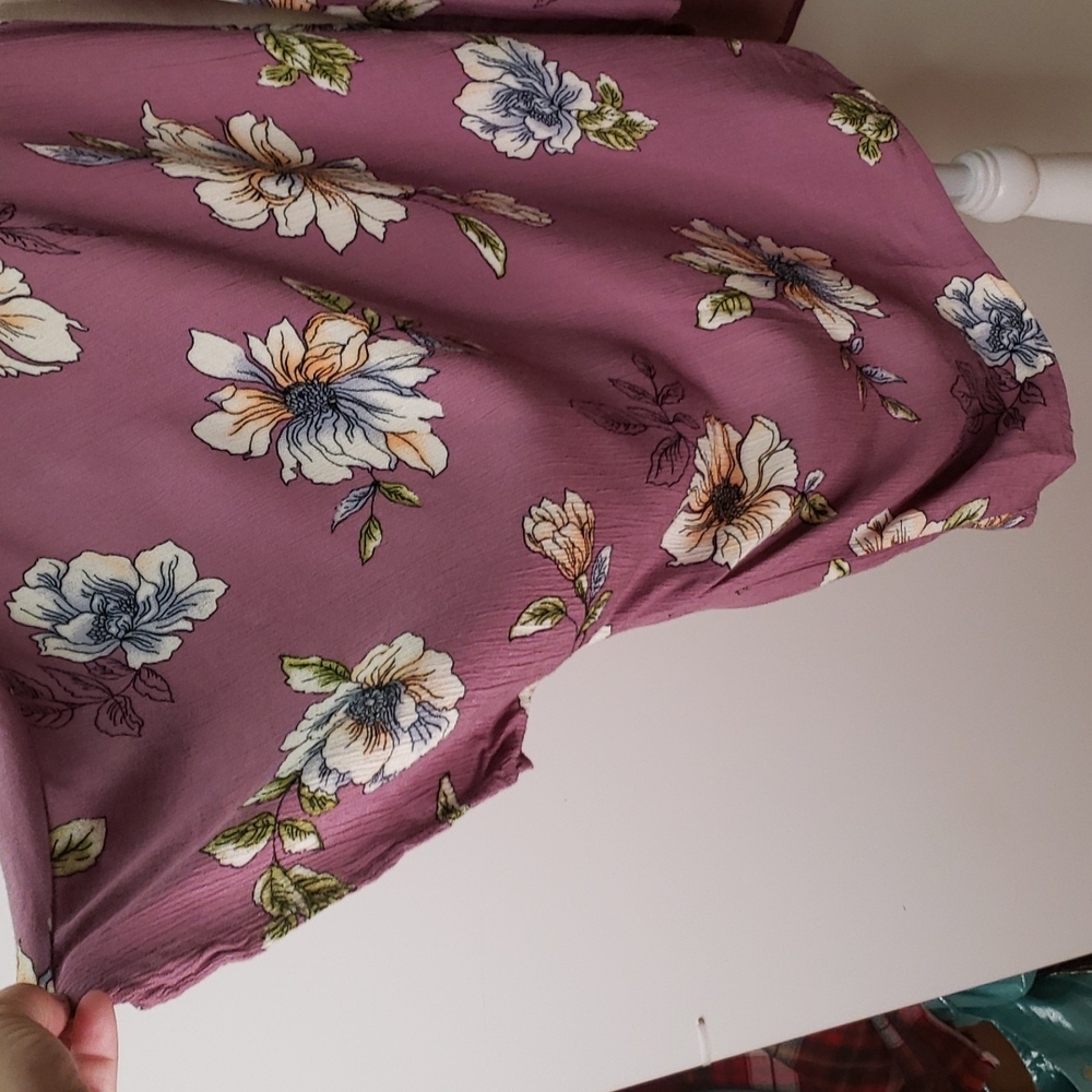 Floral kimono style cardigan one size B8 - Picture 2 of 7